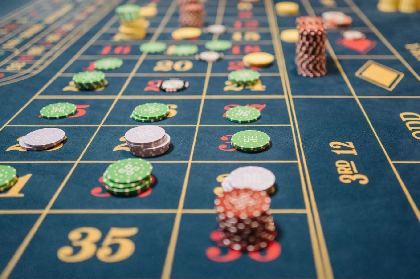 Table games and a lively evening atmosphere